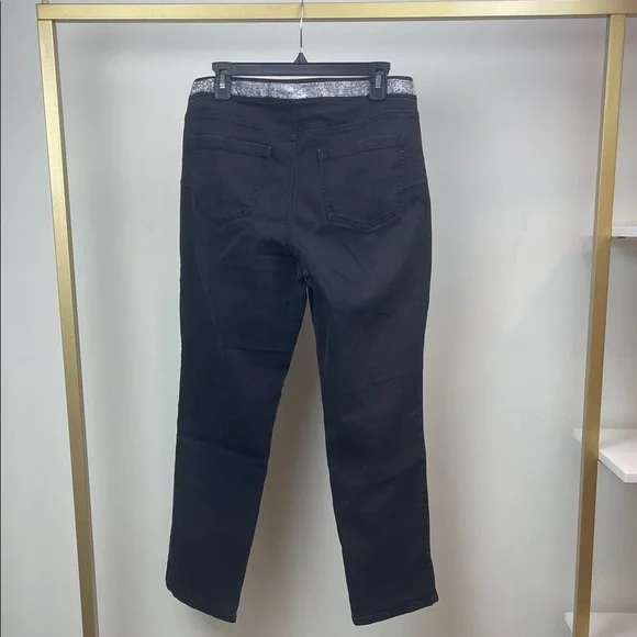 INC Denim Black Button-Up Women's Jeans Size 10 - Picture 6 of 11